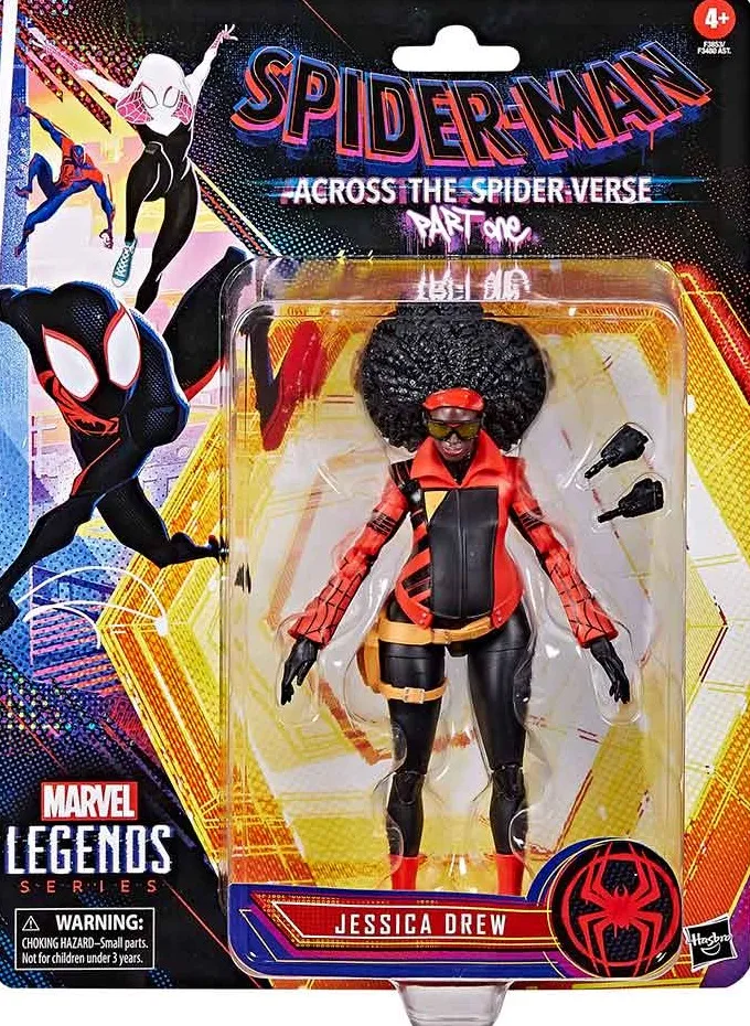 SPIDER-MAN: ACROSS THE SPIDER-VERSE PART ONE MARVEL LEGENDS ACTION FIGURE JESSICA DREW 15 CM